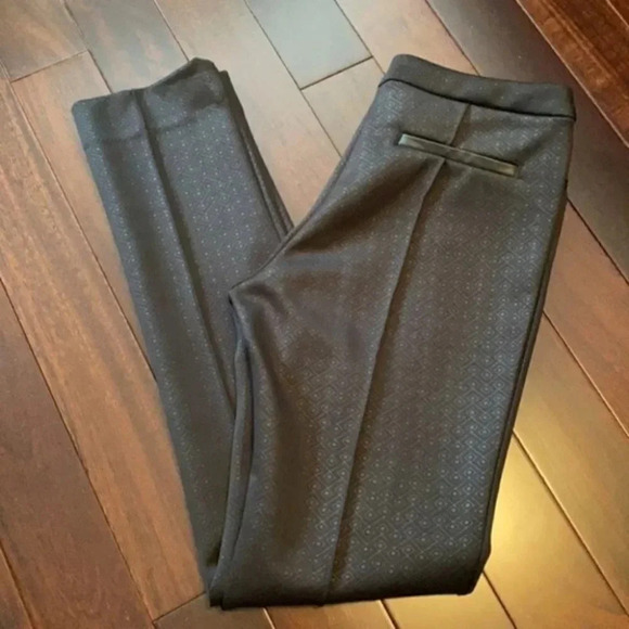 Ricki’s Black Slim Straight Leg Pant Cigarette Trousers Ponte Stretch Size 2 - Picture 14 of 15